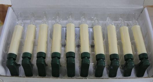 Led Remote Candle Christmas Tree Decor Lights 16 Pcs/Ctn 38 X 29 X 28.5Cm