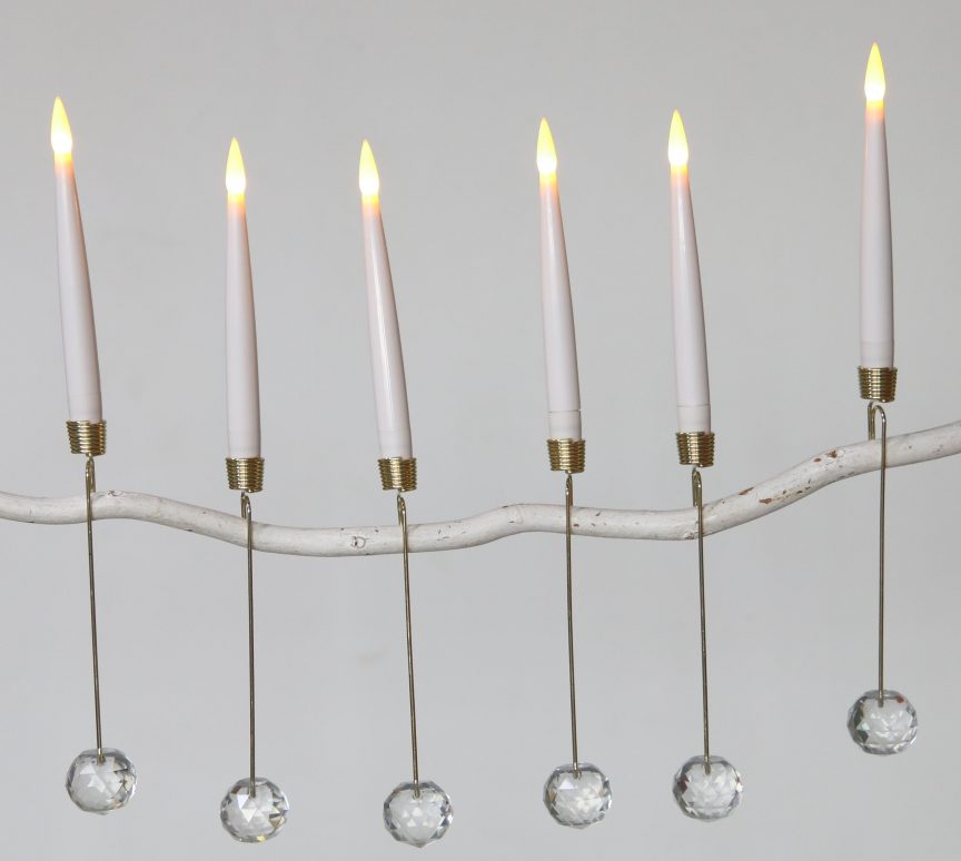 Led Taper Candle Christmas Tree Decor Lights 32 Pcs/Ctn 42.5 X 39 X 54Cm