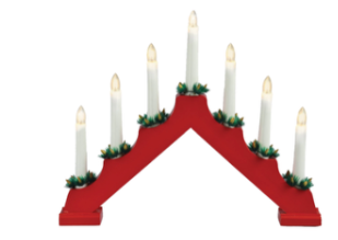 Battery Operated Wooden Candle Lights LED Candle Decorative Light for Holiday Home Decor