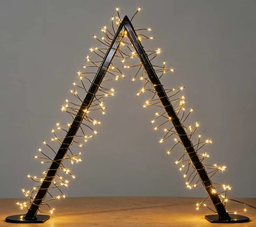 Metal Candle Lights For Gardens LED Glass Decorative Light for Garden Outdoor Decor