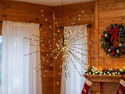 Outdoor Led Firework Lights LED Glass Decorative Light