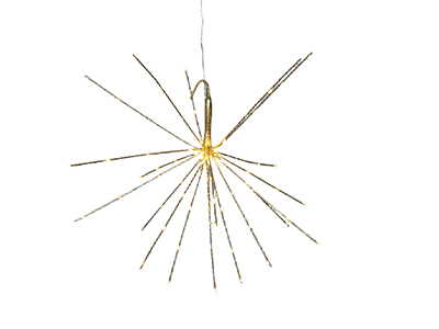 Outdoor Led Firework Lights - Glass Copper Wire Plastic Material, Battery Operated, Detailed Size Specification