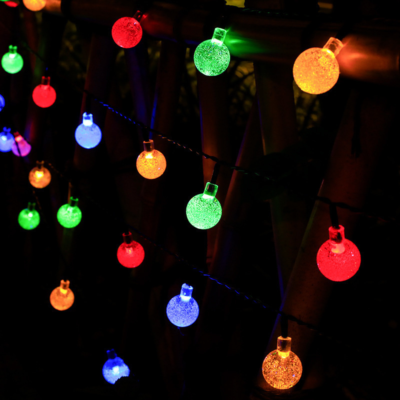 1.7cm Trans. Bubble Ball RGB 3M 20L 2xAA Box (Steady)