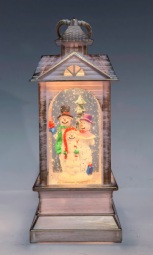 Multicolor RGB changing LED snow ball with remote Christmas lantern