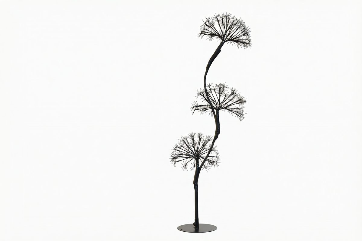 Outdoor Waterproof Led Tree - Glass Copper Wire Plastic Material, Battery Operated, Detailed Size Specification