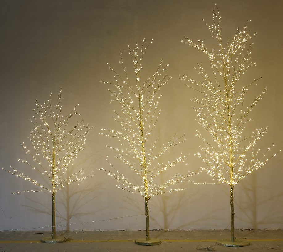 Tabletop Indoor Led Tree LED Glass Decorative Light