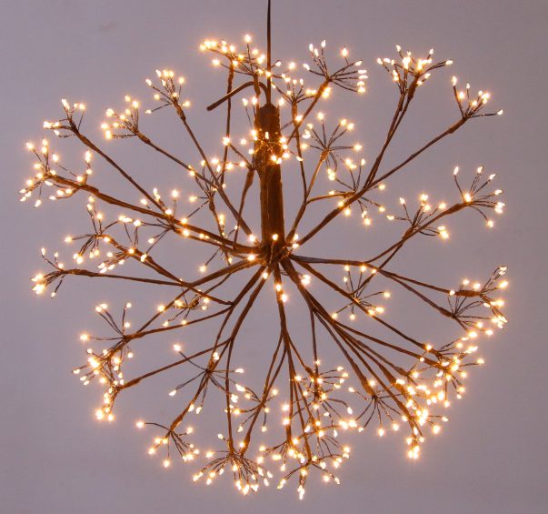 Living Room Led Firework Lights LED Glass Decorative Light