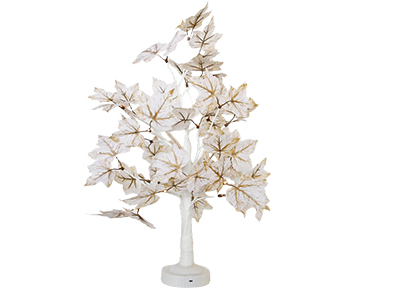 Thanksgiving Led Tree - Glass Copper Wire Plastic Material, Battery Operated, Detailed Size Specification