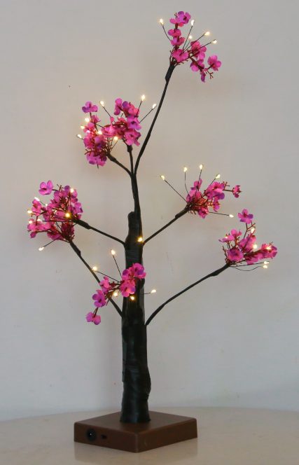 Valentine'S Day Led Tree LED Glass Decorative Light for Valentine's Day Decor