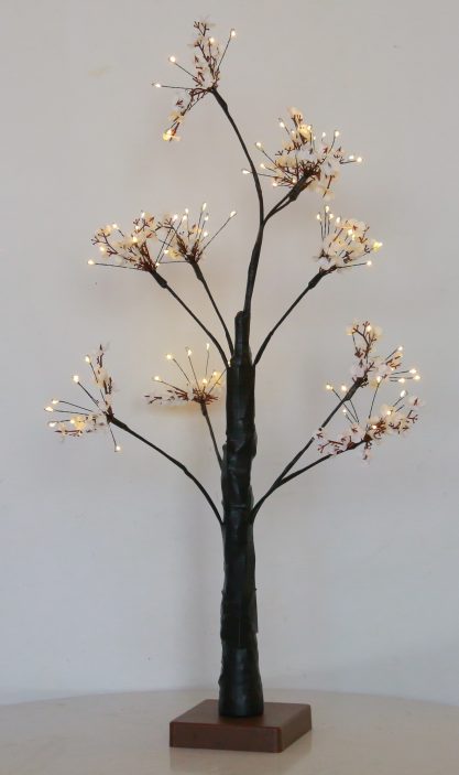 New Year Led Tree LED Glass Decorative Light