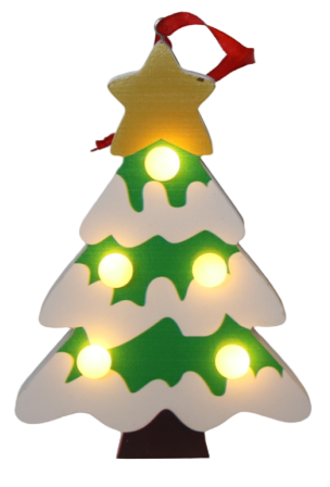 Rustic Christmas tree ornaments