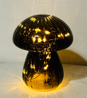 Glass Mushroom Easter Decor Lights 24 Pcs/Ctn 32 X 42 X 28Cm