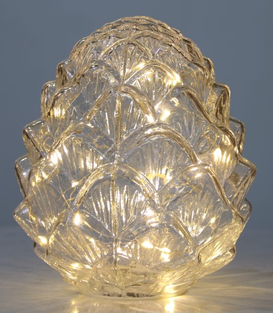 Glass Cone Holiday Decorations 8 Pcs/Ctn 52 X 40.5 X 41Cm