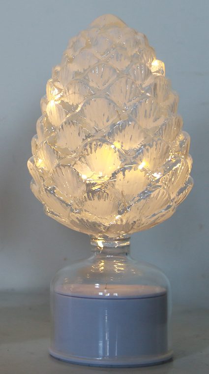Glass Pinecone Holiday Decorations 8 Pcs/Ctn 62 X 31.5 X 31Cm