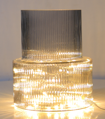 Vintage Glass Home Decor Wholesale LED Glass Decorative Light for Home Interior Decor