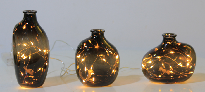 Coastal Glass Home Decor Wholesale LED Glass Decorative Light for Home Interior Decor