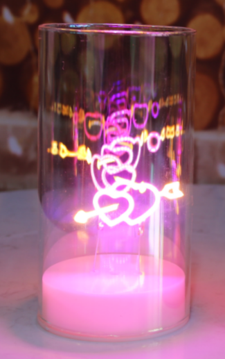 Glass Lantern Valentine'Day Decor Lights 24 Pcs/Ctn 39 X 30 X 36Cm