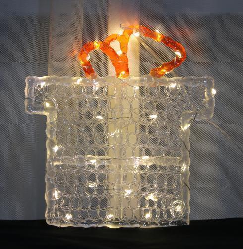 Christmas Lights With Timer Function LED Glass Decorative Light for Christmas Holiday Decor