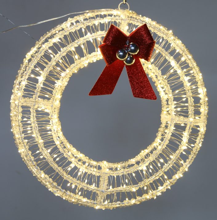 Mini Christmas Lights For Tabletop LED Glass Decorative Light for Christmas Holiday Decor