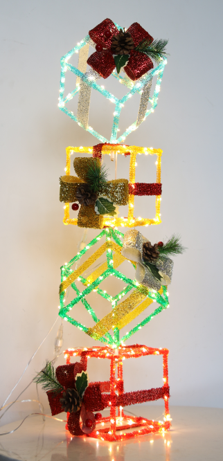 Plug In Only Christmas Lights LED Glass Decorative Light for Christmas Holiday Decor