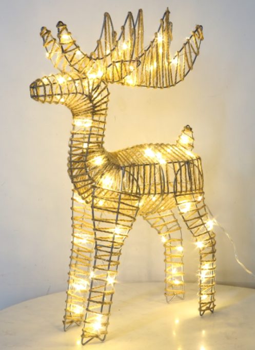 Auto On Off Christmas Lights LED Glass Decorative Light for Christmas Holiday Decor