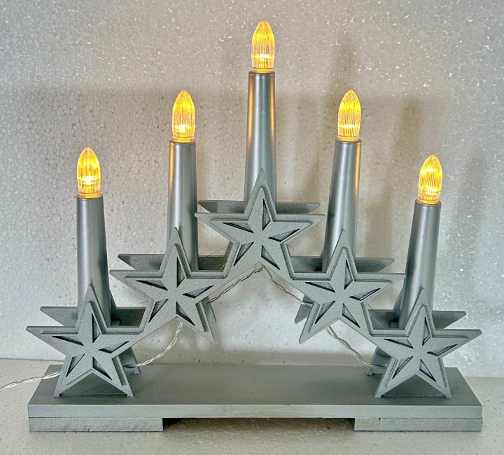 Outdoor Wooden Candle Lights LED Candle Decorative Light for Holiday Home Decor