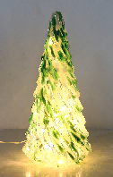 Solar Powered Christmas Lights For Outdoor Yard Pathway LED Glass Decorative Light for Christmas Holiday Decor